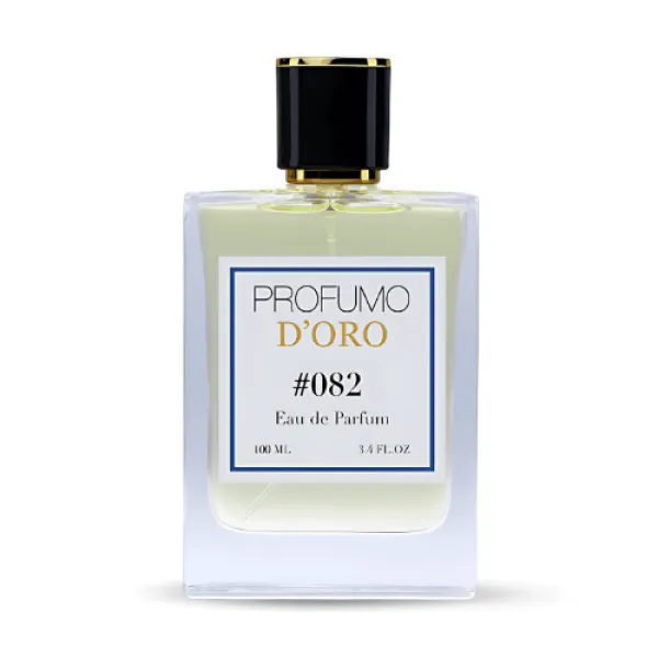 Profumo D’oro #082 – moderner Flakon, Hauptansicht des frischen, grünen Eau de Parfum
